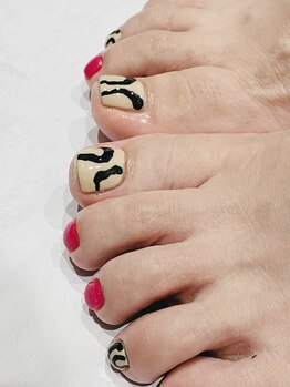 クロサイ×しろさい/デザインsample【Foot】♪