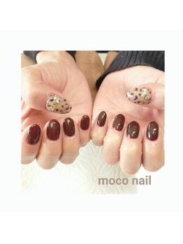 モコネイル(moco nail)/☆ワンカラー2本アート☆