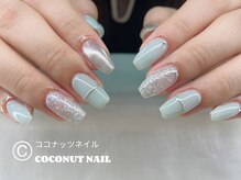 ココナッツネイル/シンプルネイル