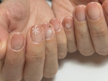 ラグ ネイル(RAG nail)/冬ネイル/雪の結晶