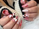 バレンタインnail