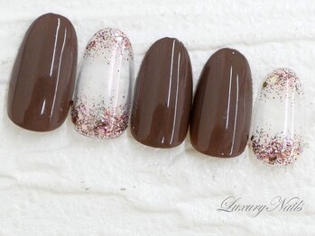 ラグジュアリーネイルズ アカバネ(Luxury Nails Akabane)/キラキラ*バレンタインNail