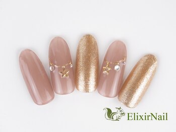 エリクサーネイル 五反田(Elixir Nail)/定額a シンプル/クーポン使用