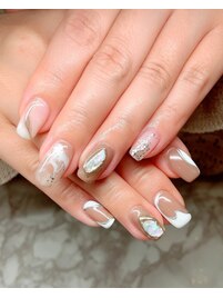 ニュアンスデザインネイル