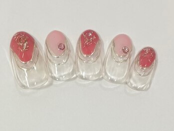 ネイルサロンラポール 江別店/ハンド定額16（ニュアンス）