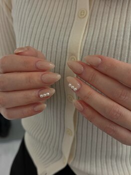 オリビアブルー(Olivia Blue)/シンプルネイル