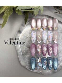 ネイルサロン ヴァレンタイン(nailsalon Valentine)/手と足派手めコース