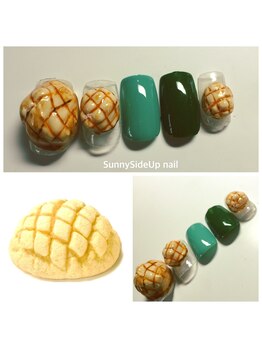 サニーサイドアップ ネイル(Sunny SideUp nail)/メロンパンネイル
