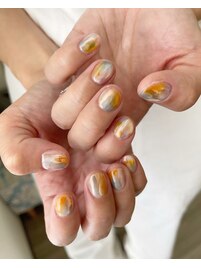 ニュアンスミラーネイル