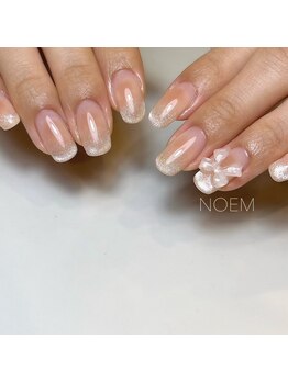 ノエム ネイルサロン(NOEM)/チーク×マグネットグラデ