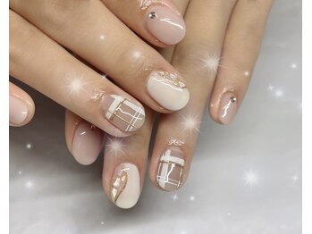 チェック×ニュアンス