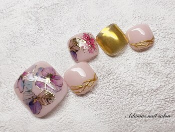 アダマス(Adamas)/紫陽花Footネイル