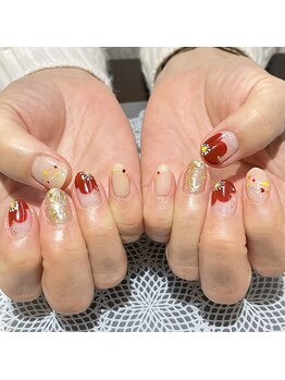 ヴァン カウンシル 伊那(VAN COUNCIL)/お客様ネイル☆和柄デザイン