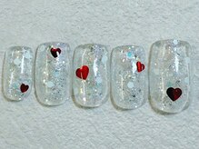 ネイルビート(NAIL BEAT)/ラメネイル　ハート