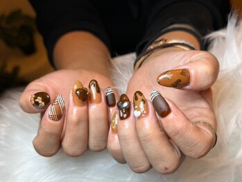 バレンタインnail