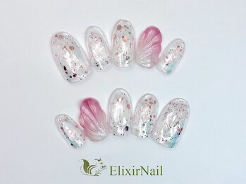 エリクサーネイル 池袋(Elixir Nail)/定額a シンプル/クーポン使用