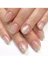 テラックス/シルバーラメグラデーション