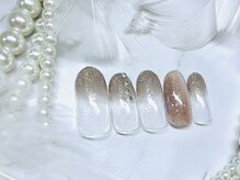 ルミエ(Lumie)/カラグラ＋マーブルネイル