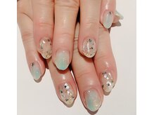 カラン 焼津店(CALIN)/シェルフラワーネイル