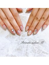 プライベートサロンエム(M)/1カラー×Ｖカットストーン