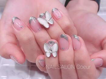 クール(Coeur)/バタフライネイル￥8250