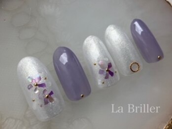 ラブリエ(La Briller)/【定額ネイル】シンプルデザイン