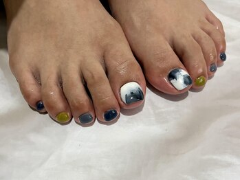 シーネイル(c' nail)の写真/足元のおしゃれも抜かりなく♪Foot nailをfull Designで【8000yen(off込)】◎足先まで素敵なladyに*