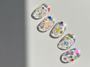 キラキラポップnail