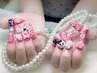 【高級チップスカルプ】LA発9時～14時ロングスタイルつけ放題コース　¥15980