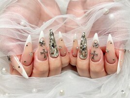 クロムネイル　フレンチネイル