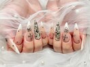 クロムネイル　フレンチネイル