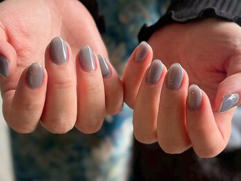 冬ネイル/シンプルネイル