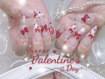 ネイルプリンセス(Nail Princess)/バレンタインネイル