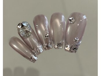 ウンネイル 多賀城市(u.n nail)/ガラスフレンチ