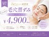 【８月限定】20代からの肌管理★毛穴黒ずみごっそり洗浄＋ライトケア￥4900