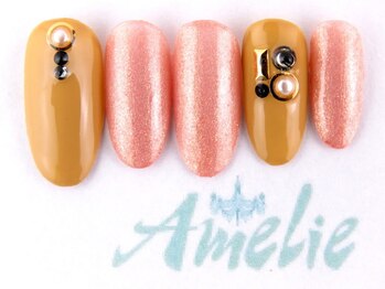 アメリ(Amelie)/ワンカラー/シンプル/ストーン