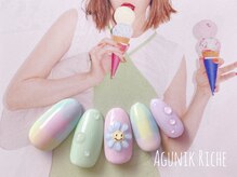 アグニークリッシェ(Agunik Riche)/【チェックネイル】
