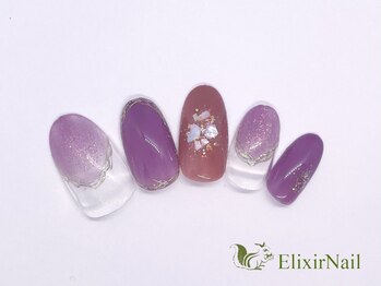 エリクサーネイル 池袋(Elixir Nail)/定額a シンプル/クーポン使用