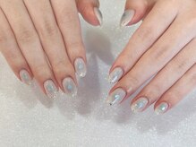 アルティノ ネイル ガーデン(altino nail garden)/ガーリー/韓国ネイル/チーク