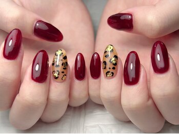 ブリスフルハピネス(Blissful happiness)/秋のシンプル定額ネイル