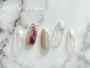 キラキラニュアンスネイル