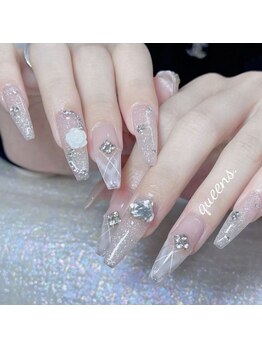 クイーンズビューティーサロン 新宿本店(Queen's beauty salon)/チップ長さ出し10本やり放題