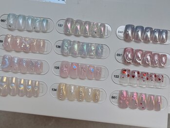 エオル(eol.)の写真/完全個室プライベート空間☆デザインやパーツのサンプル多数有！育成ネイリストによる《爪を痛めない施術》