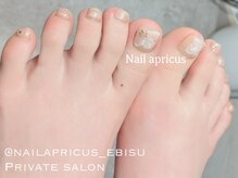 ネイルアプリクス 恵比寿(Nail apricus EBISU)/フット◆定額フラワー¥9,980