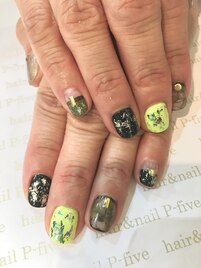 ワンポイント！イエローネイル☆