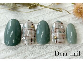ディア ネイル(Dear nail)/ツイードネイル