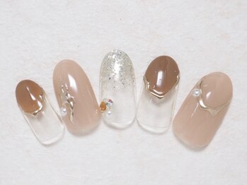 シックネイル(CHIC nail)/ベージュ ニュアンスネイル