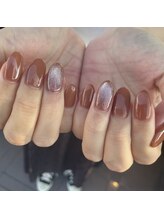 トータルサロン 白べぇーっ プラス/ブラウンネイル♪