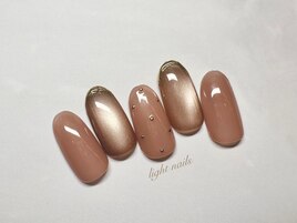 綺麗めマグネットネイル