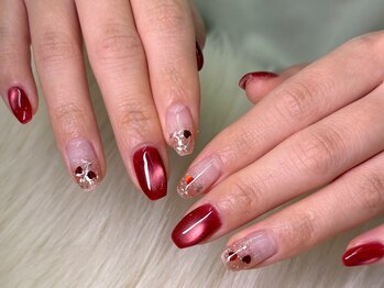 はあとねいる 伏見桃山店の写真/【伏見桃山店】オフ込ハンドジェルネイル¥3850～♪初めてネイルをする方にもおすすめ◎